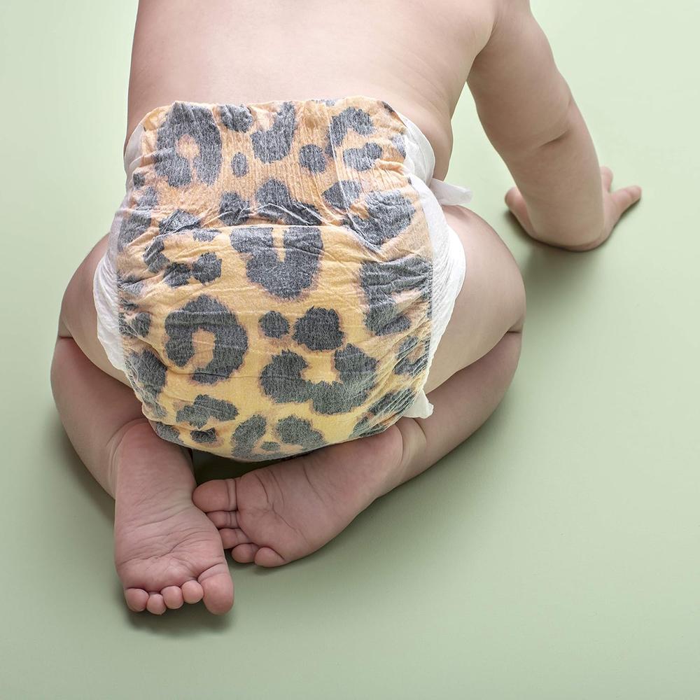 PureBorn Organic Bamboo (Size-5) Baby Disposable Diapers | 44 Pieces | 11-18 kgs