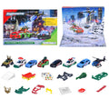 Majorette Car Advent Calendar 2025 - 24 Surprises, 8 Metal Vehicles & 16 Accessories