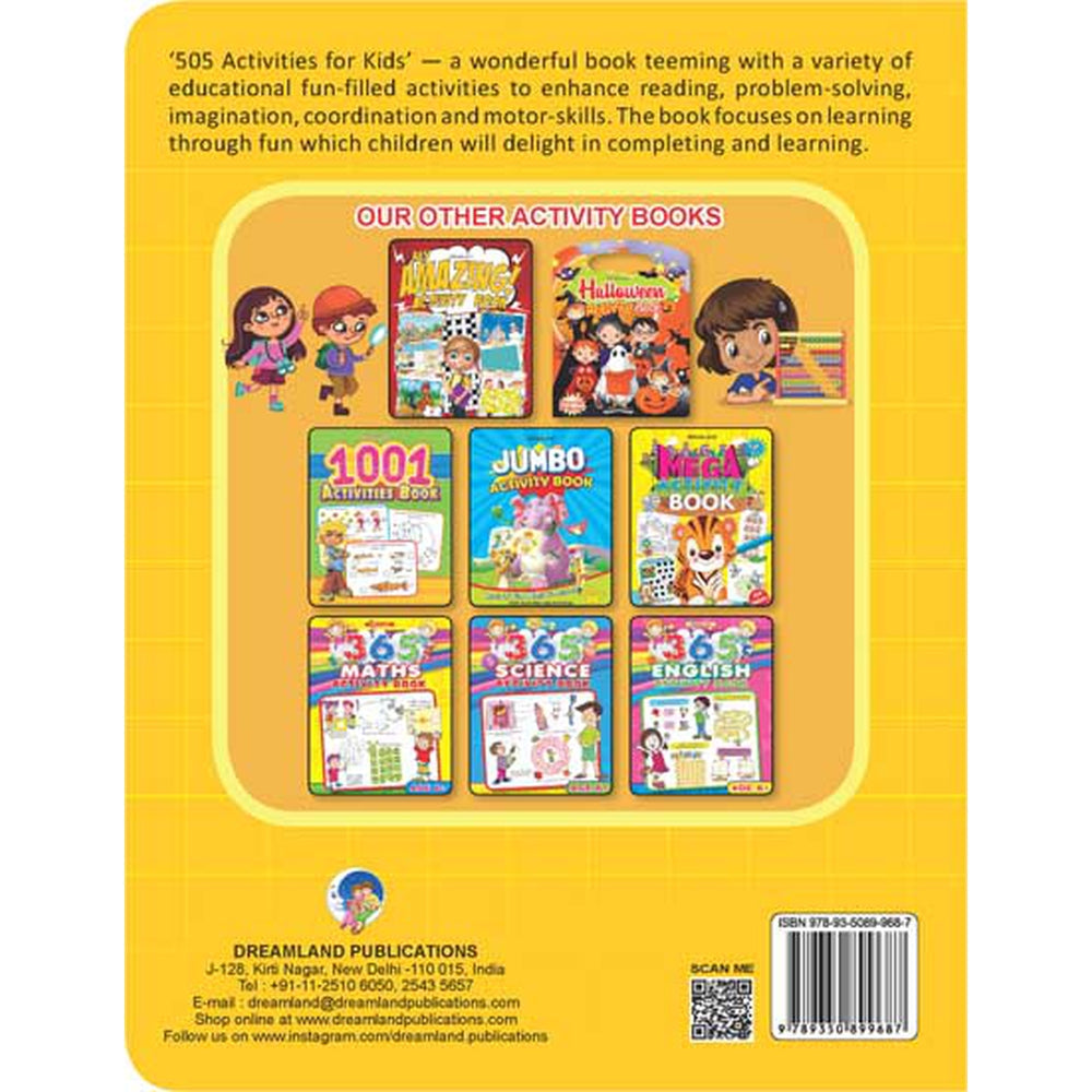 Dreamland Publications 505 Activities for Kids Activity Book