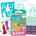 Dreamland Publications Creative Design Activity Book with Sticker, Stencil Sheets (4-8 Years) | Blue