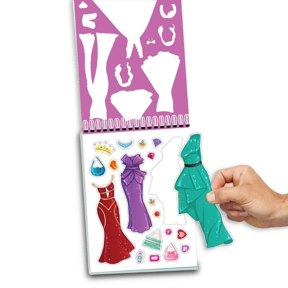 Dreamland Publications Creative Design Activity Book with Sticker, Stencil Sheets (4-8 Years) | Pink