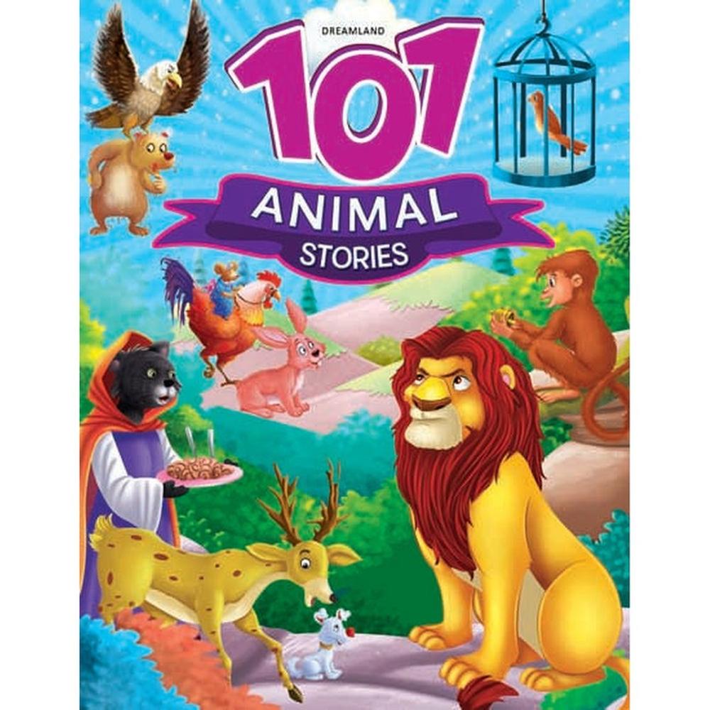 Dreamland Publications 101 Animals Stories Book (7-12 Years)