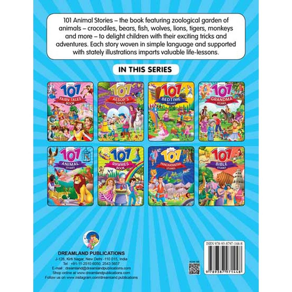 Dreamland Publications 101 Animals Stories Book (7-12 Years)