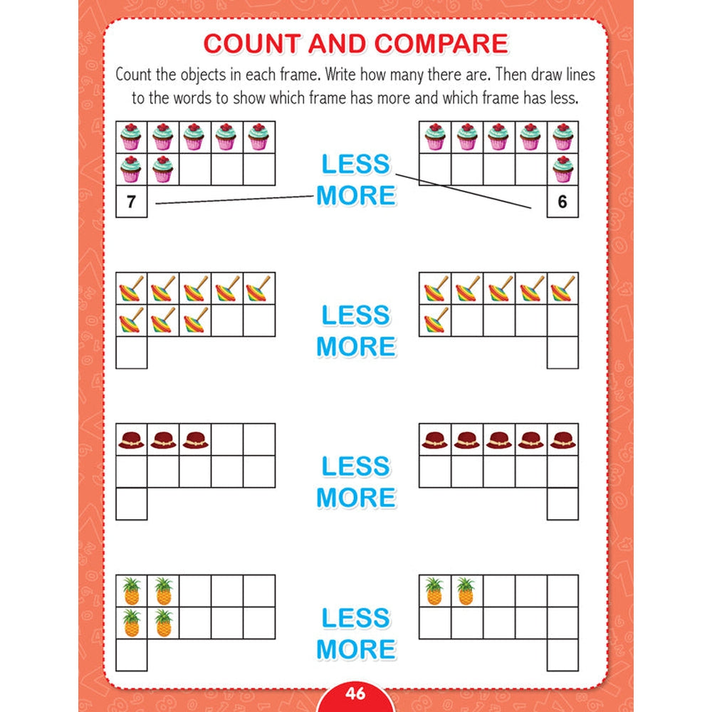 Dreamland Publications Kindergarten Maths Worksheets (2-5 Years)