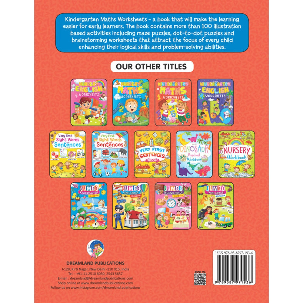 Dreamland Publications Kindergarten Maths Worksheets (2-5 Years)