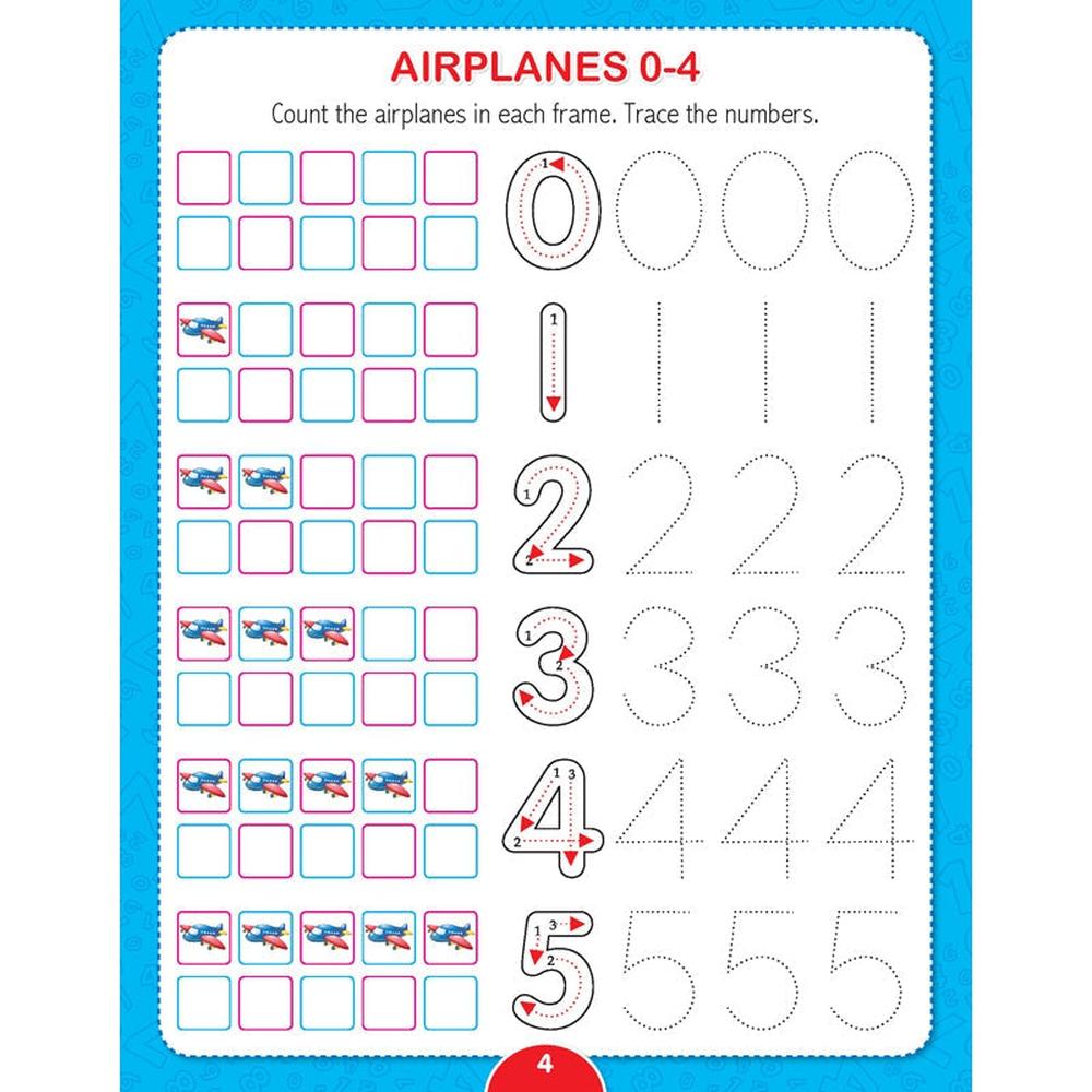 Dreamland Publications Kindergarten Maths Worksheets (2-5 Years)