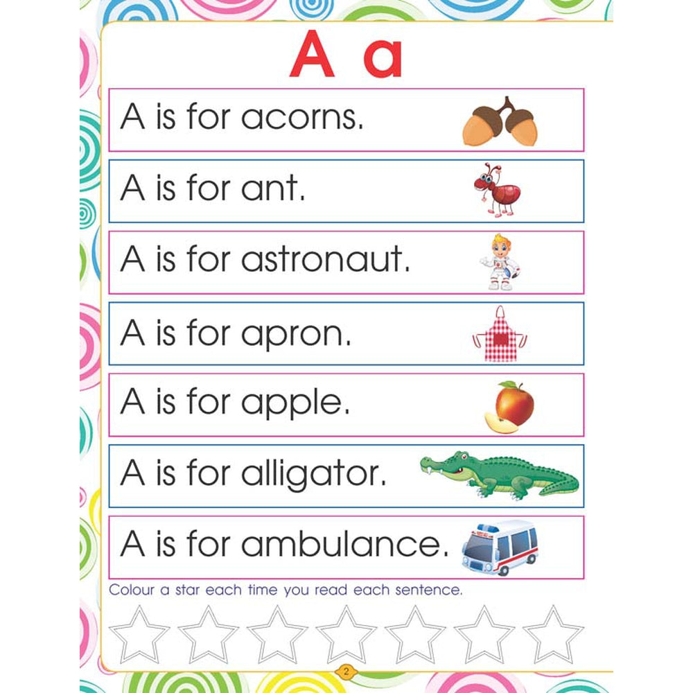 Dreamland Publications Kindergarten English Worksheets Book (3-7 Years)