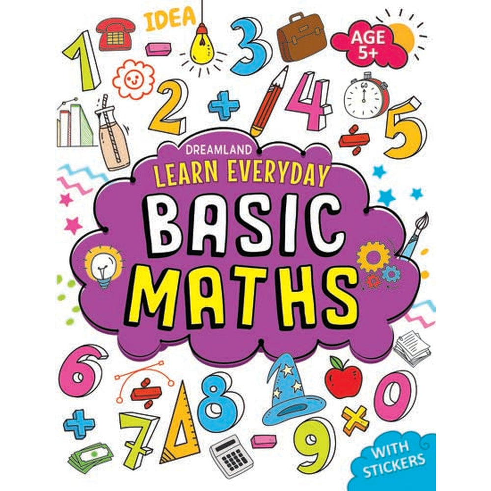 Dreamland Publications Learn Everyday Basic Maths Activity Book (5-8 Years)