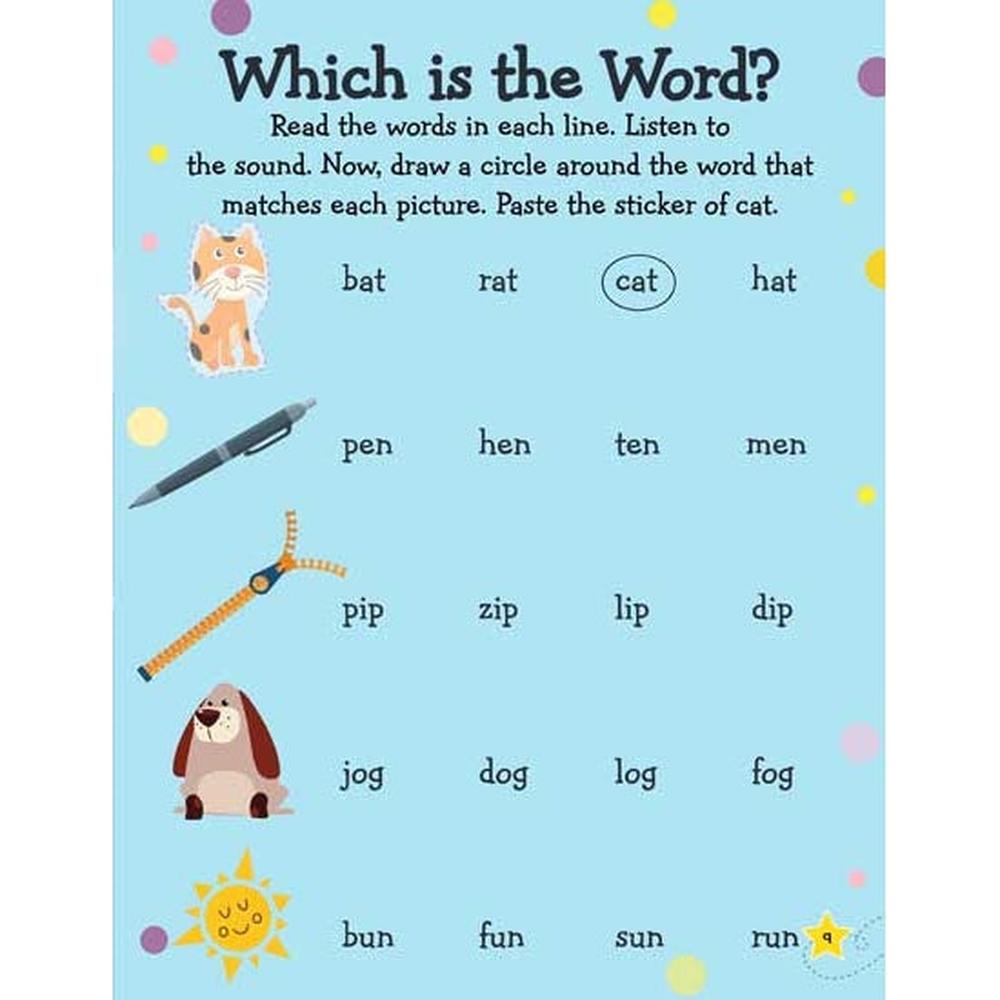 Dreamland Publications Learn Everyday Phonics and Reading Activity Book (5-8 Years)