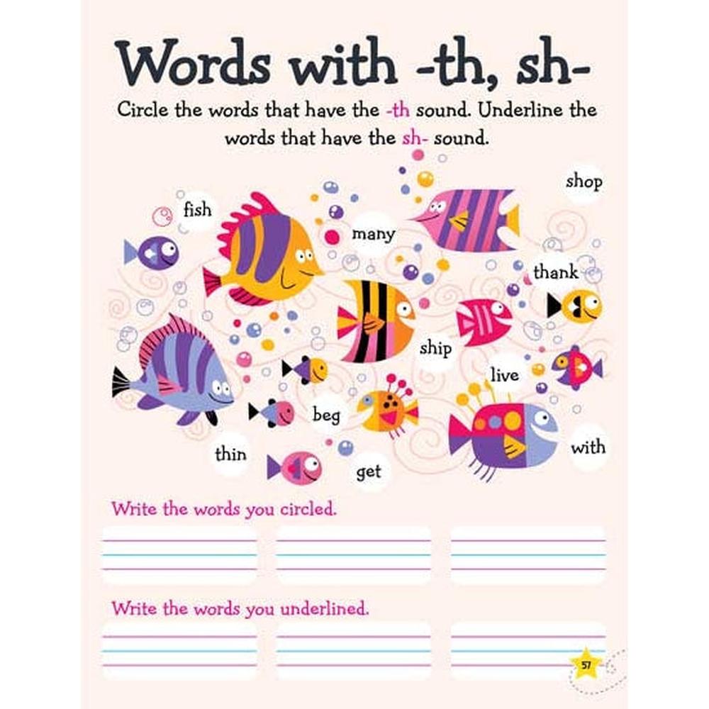 Dreamland Publications Learn Everyday Phonics and Reading Activity Book (5-8 Years)
