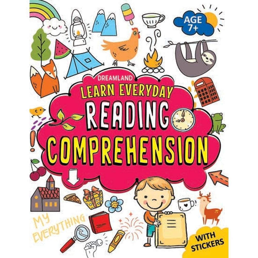 Dreamland Publications Learn Everyday Reading Comprehension Book (7-12 Years)