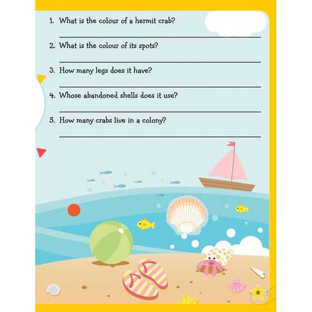 Dreamland Publications Learn Everyday Reading Comprehension Book (7-12 Years)