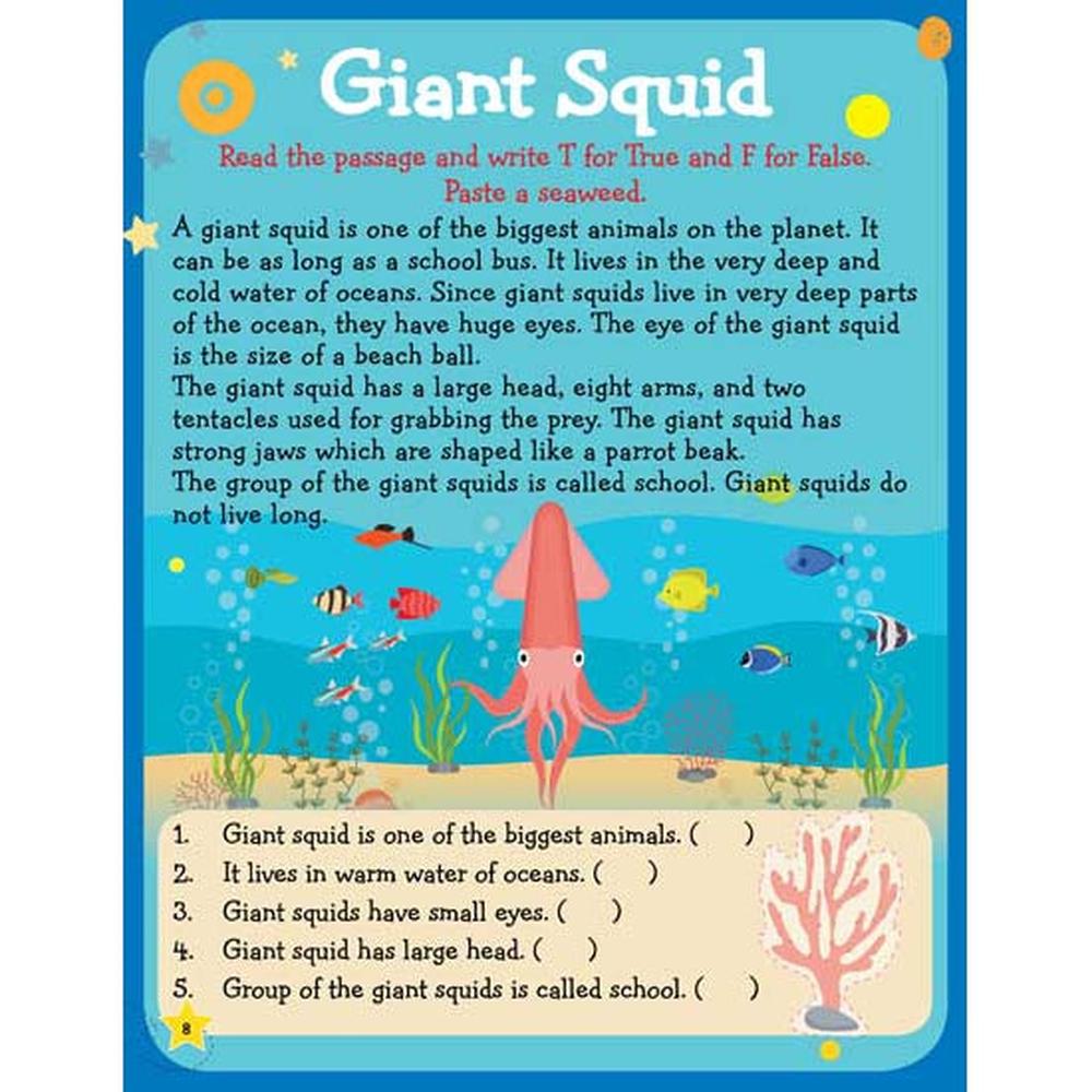 Dreamland Publications Learn Everyday Reading Comprehension Book (7-12 Years)