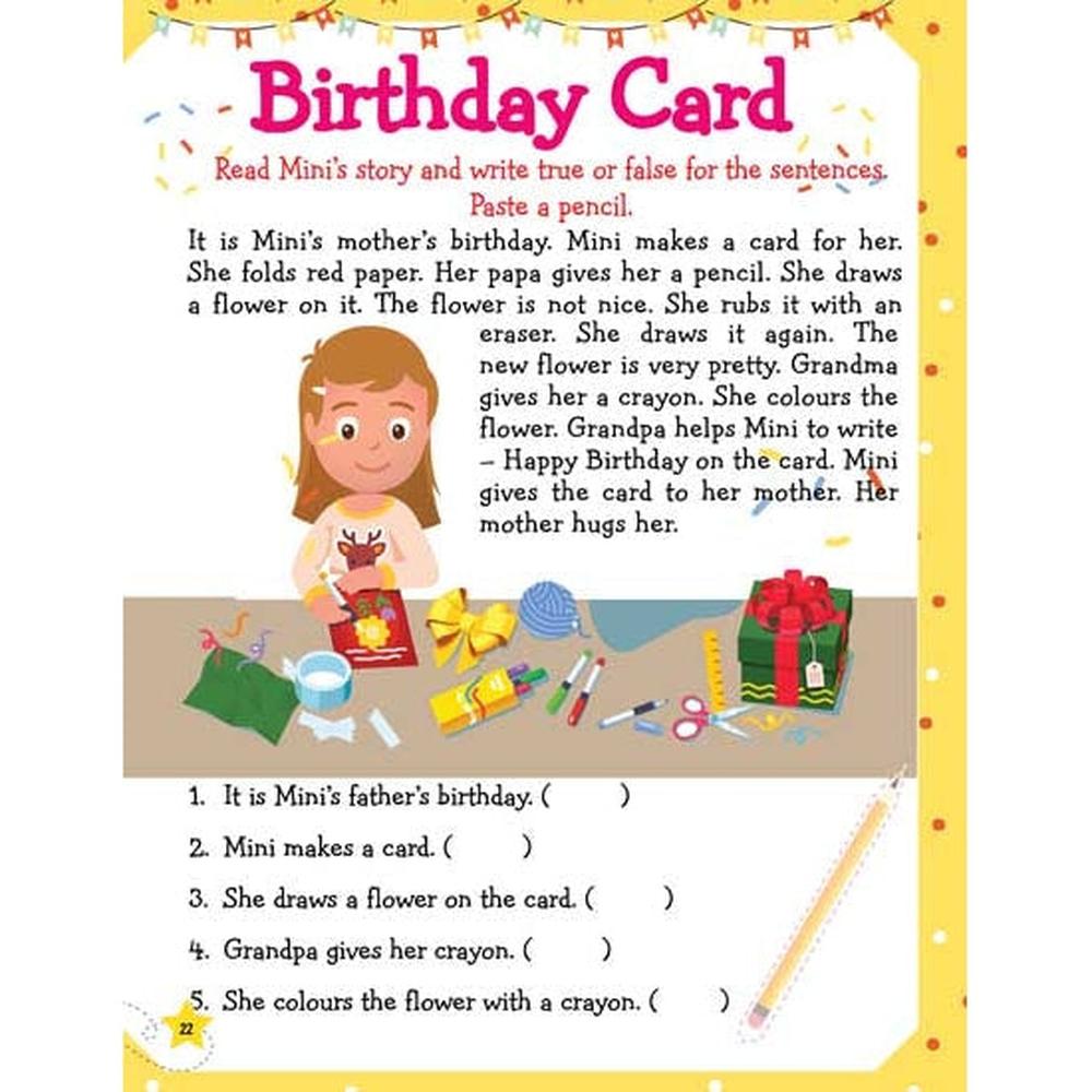 Dreamland Publications Learn Everyday Reading Comprehension Book (7-12 Years)
