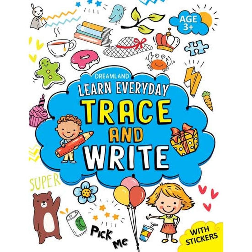 Dreamland Publications Learn Everyday Trace and Write Book (2-4 Years)