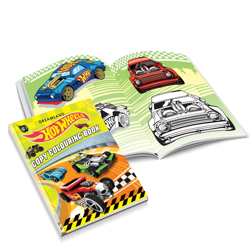 Dreamland Publications Hot Wheels Colouring and Activity Books Pack ( A Pack of 4 Books)