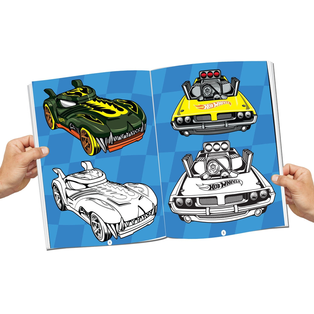 Dreamland Publications Hot Wheels Colouring and Activity Books Pack ( A Pack of 4 Books)
