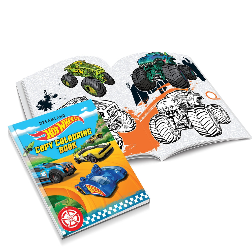 Dreamland Publications Hot Wheels Colouring and Activity Books Pack ( A Pack of 4 Books)
