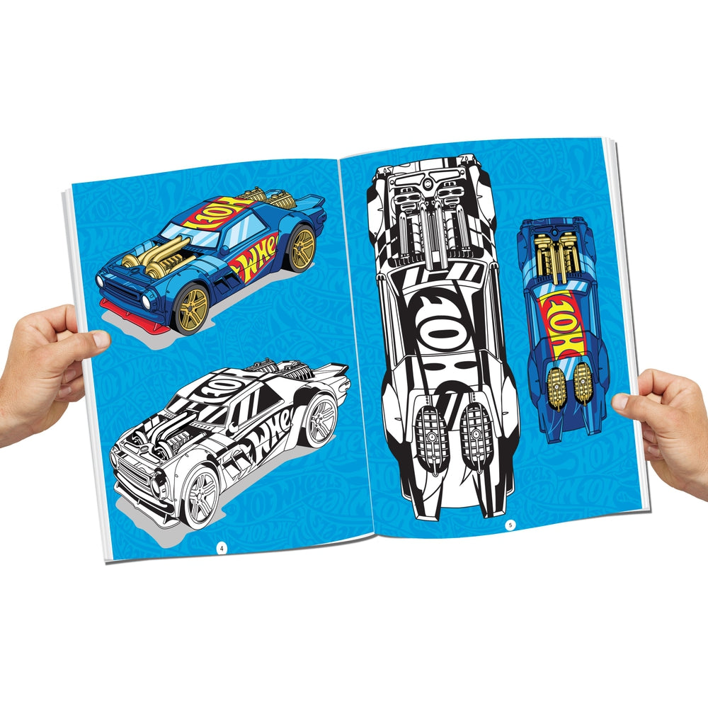 Dreamland Publications Hot Wheels Colouring and Activity Books Pack ( A Pack of 4 Books)