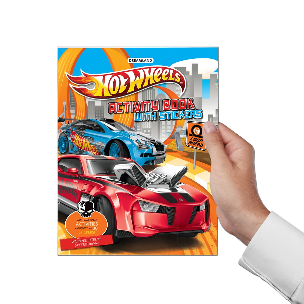 Dreamland Publications Hot Wheels Colouring and Activity Books Pack ( A Pack of 4 Books)