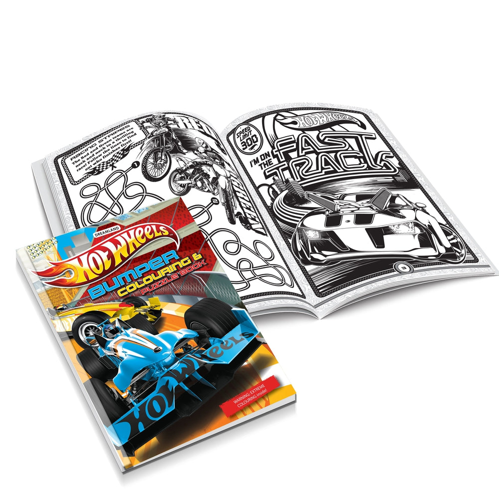 Dreamland Publications Hot Wheels Colouring and Activity Books Pack ( A Pack of 4 Books)