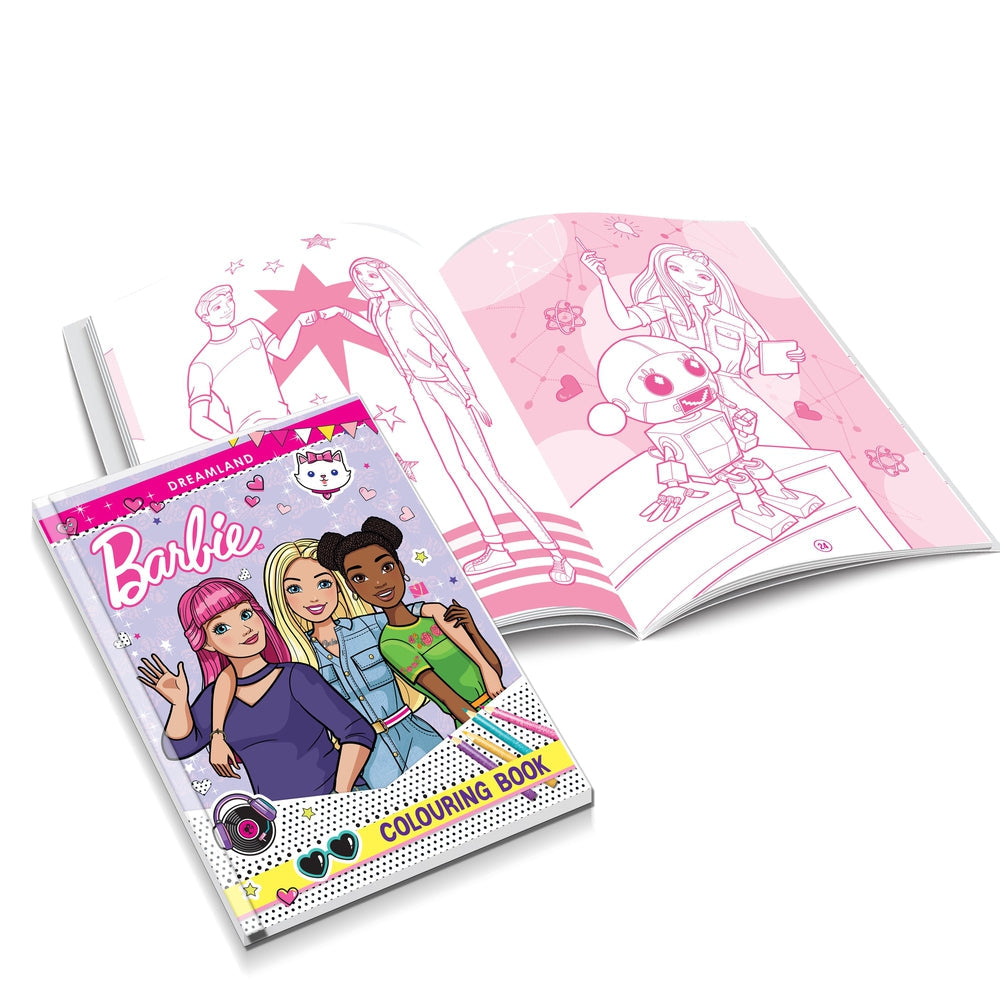 Dreamland Publications Barbie Colouring and Activity Books Pack (A Pack of 4 Books)