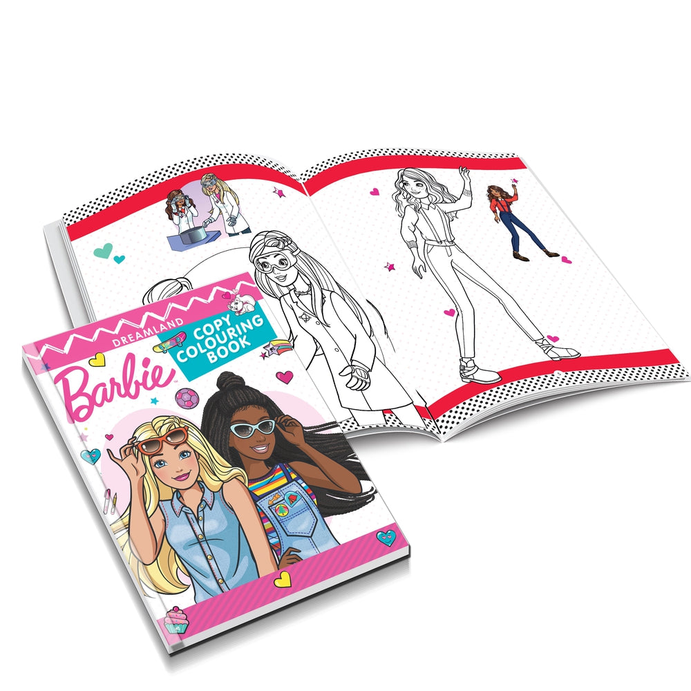 Dreamland Publications Barbie Copy Colouring Books Pack (A Pack of 6 Books)