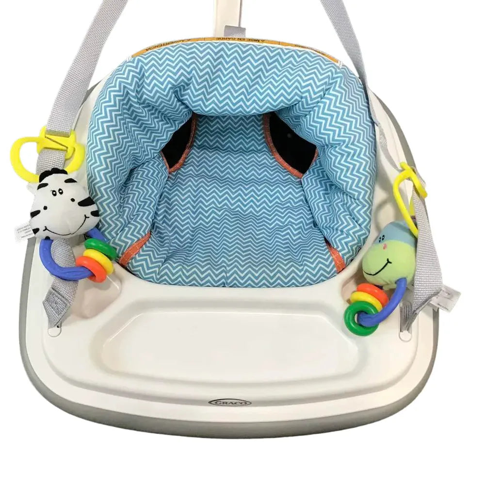 Graco Bumper Jumper Doorway Jumper for Babies | Adjustable Door Frame Bouncer | 6-12 Months | Upto 12kg | Caravan