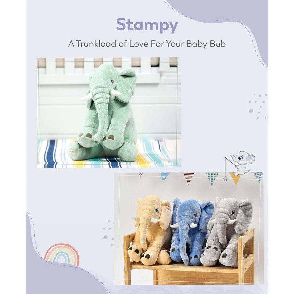 Mi Arcus Stampy Knitted Soft Toy (6 Months - 7 Years) | Light Green