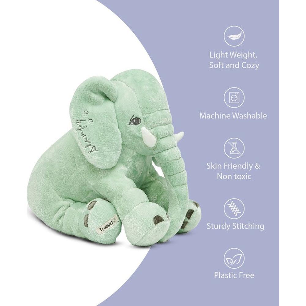 Mi Arcus Stampy Knitted Soft Toy (6 Months - 7 Years) | Light Green
