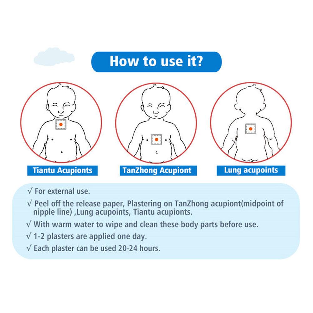 Zikku Cough Relief Patch for Kids (Pack of 5 Patches | 1-5 Years
