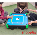 Simarr Air Carrom Game with Adaptor, 23 Carrom Coins & 1 Stricker (5-12 Years)