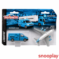 Majorette Maersk Volkswagen Crafter with Air Cargo Diecast Transport Vehicle