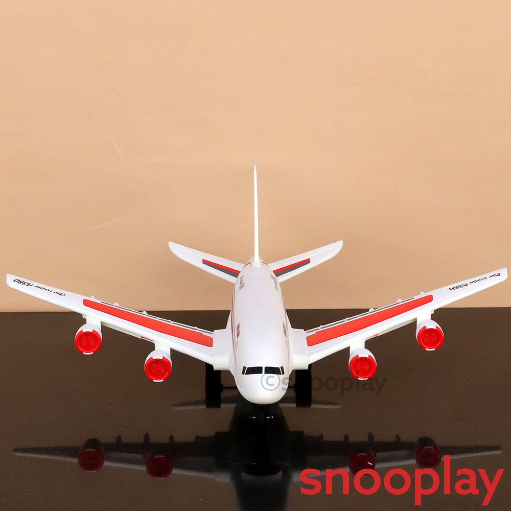 Multi Directional Remote Control Airplane Moving Toy with Light & Sound (5-10 Years)