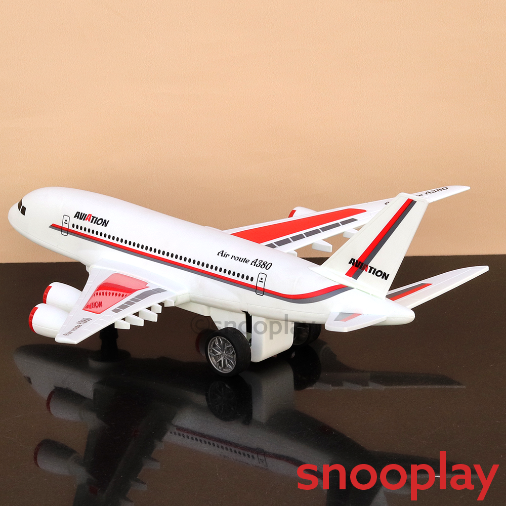 Multi Directional Remote Control Airplane Moving Toy with Light & Sound (5-10 Years)