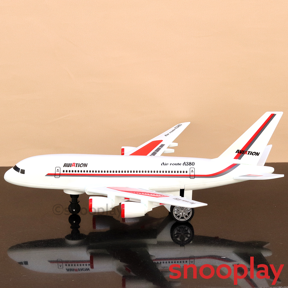 Multi Directional Remote Control Airplane Moving Toy with Light & Sound (5-10 Years)