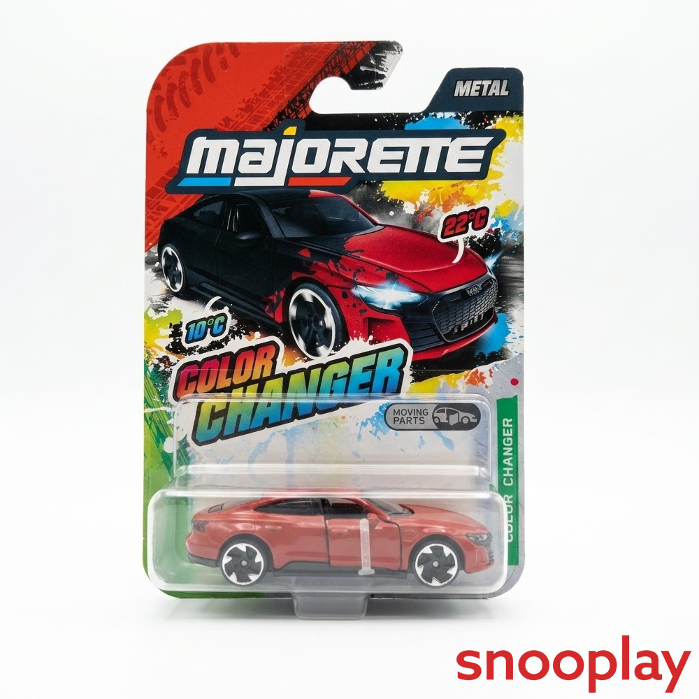 Original Licensed Majorette Color Changing Diecast Audi RS E-Tron GT Car
