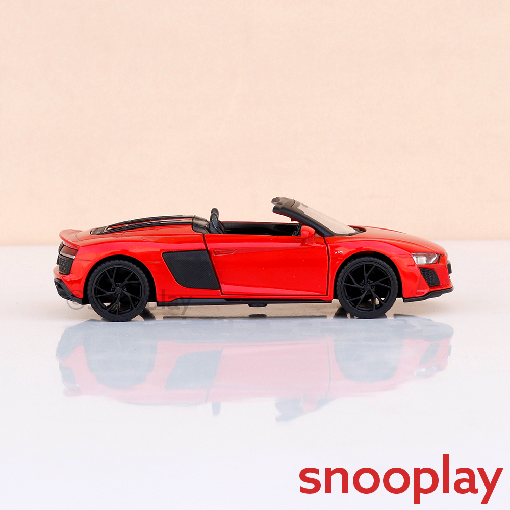 Metal Speed Zone Original Audi R8 Spyder Licensed Diecast Car with Openable Doors | 1:32 Scale (14 Years till Grown Ups)