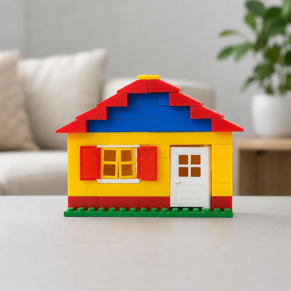 Peacock Toys & Games 180 Pieces Interlocking Architectural Building Block Set