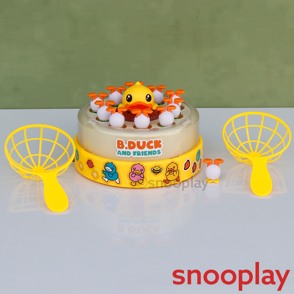 Duck & Friends: Bounce & Catch Rotating Game | Popping Eggs Action Fun (3-6 Years)