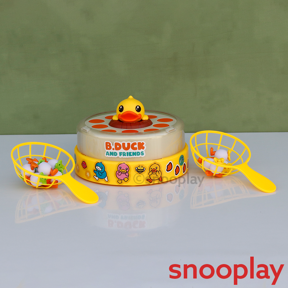 Duck & Friends: Bounce & Catch Rotating Game | Popping Eggs Action Fun (3-6 Years)