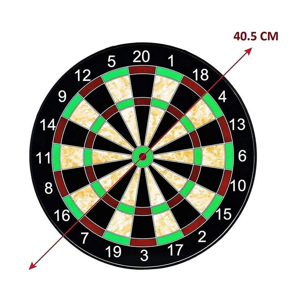 Hop N Play Magnetic Dartboard Set - 16 Inch Safe Dart Game with 6 Magnet Darts (6 Years till Grown Ups)