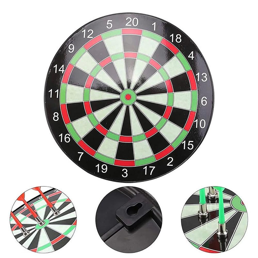 Hop N Play Magnetic Dartboard Set - 16 Inch Safe Dart Game with 6 Magnet Darts (6 Years till Grown Ups)