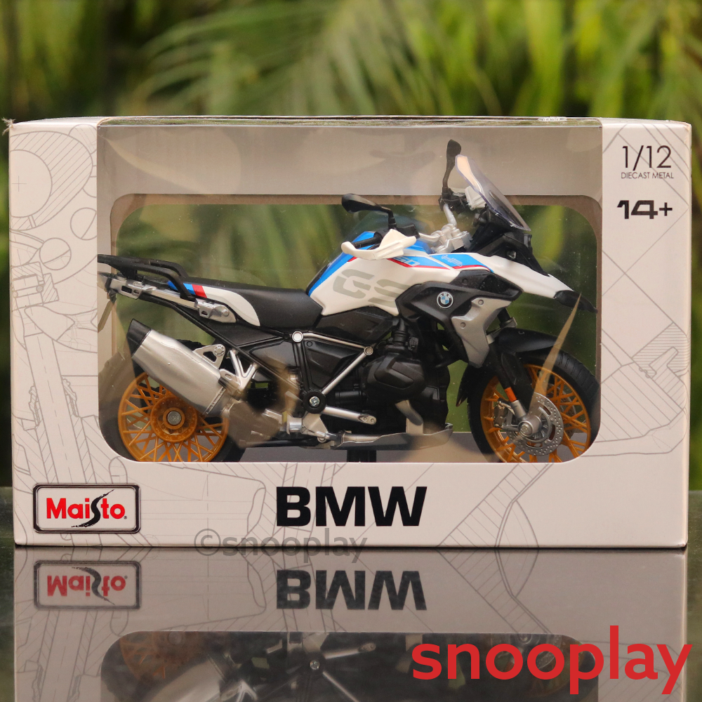 BMW R1250 GS Diecast Bike Scale Model | 1:12 Scale | 14 Years till Grown Ups