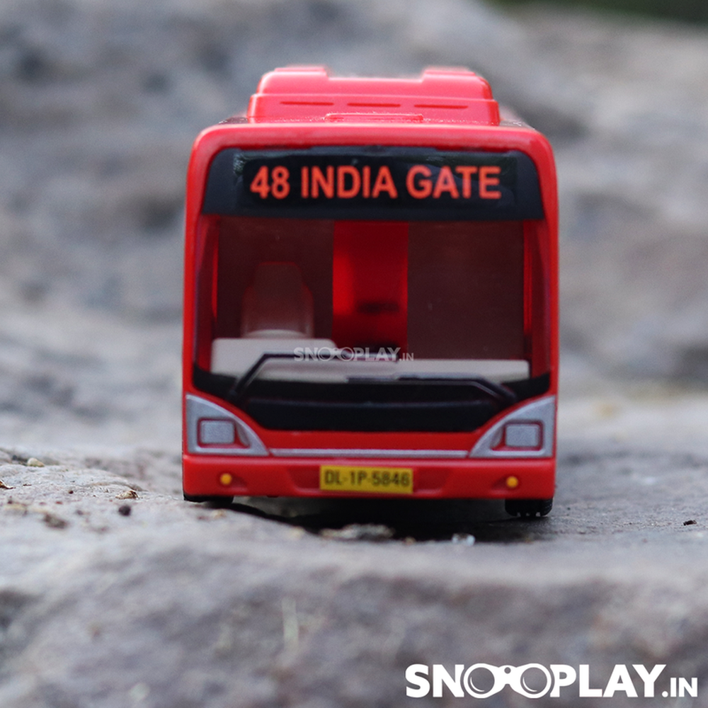 Centy Low Floor Pullback Toy Bus (1-4 Years) | Assorted Colors