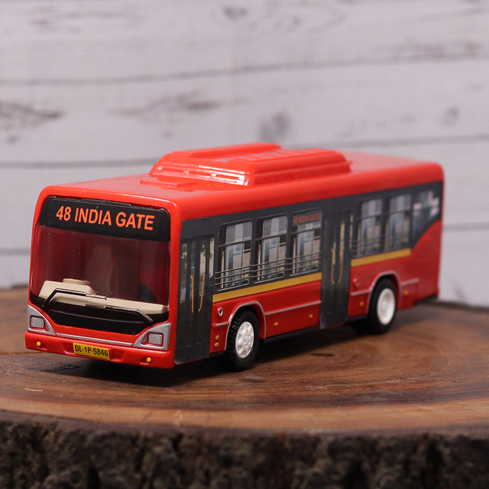 Centy Low Floor Pullback Toy Bus (1-4 Years) | Assorted Colors