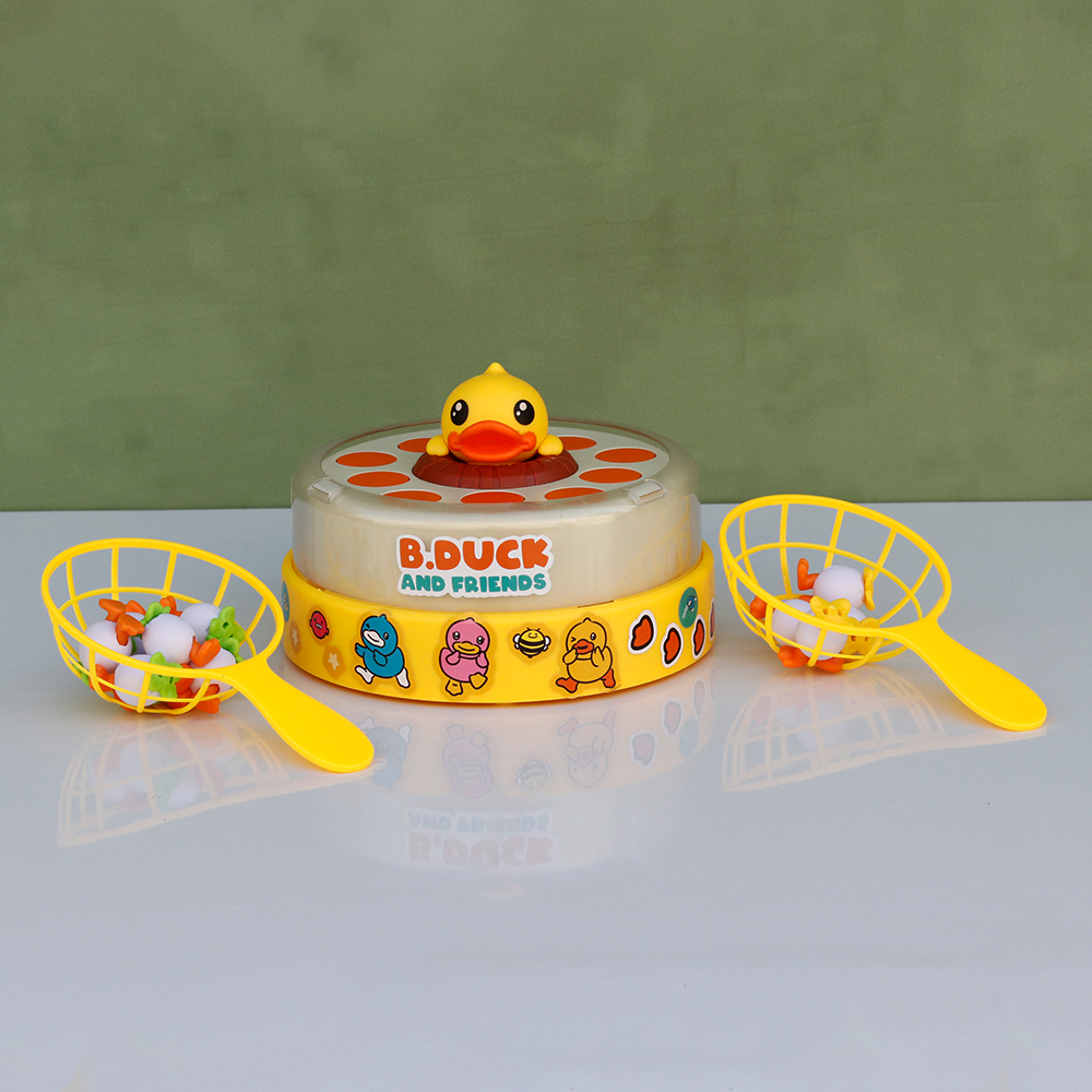 Duck & Friends: Bounce & Catch Rotating Game | Popping Eggs Action Fun (3-6 Years)