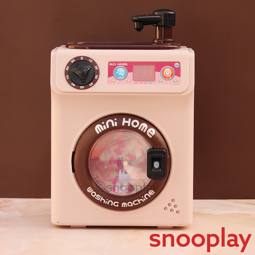Household Washing Machine with Functional Tap & Rotating Drum (3-7 Years)