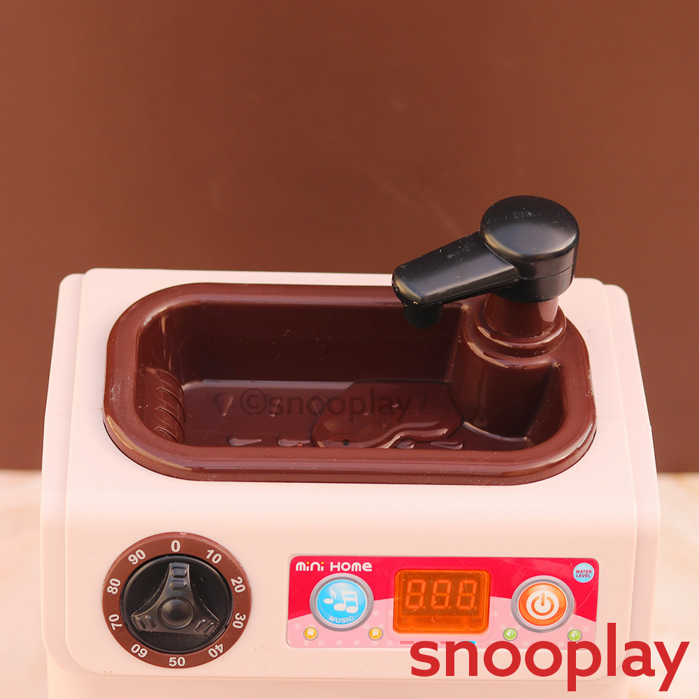 Household Washing Machine with Functional Tap & Rotating Drum (3-7 Years)
