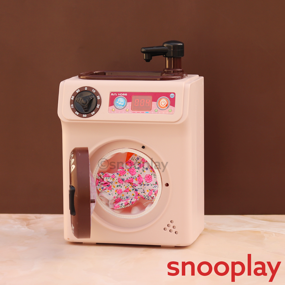 Household Washing Machine with Functional Tap & Rotating Drum (3-7 Years)